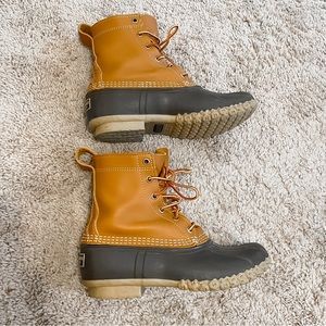 Genuine Leather Women’s 8” L.L. Bean Duck Boots